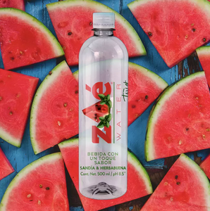 Zoé Water Twist Agua Alcalina Sabor Sandía y Hierbabuena 12 piezas de 500 ml - KOZ