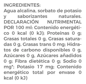 Zoé Water Twist Agua Alcalina Sabor Sandía y Hierbabuena 12 piezas de 500 ml - KOZ