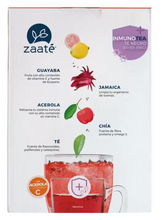 Cargar imagen en el visor de la galería, Zaaté Inmuno Tea Té Negro Guayaba Jamaica con Vitamina C y Acerola 1 kg - KOZ