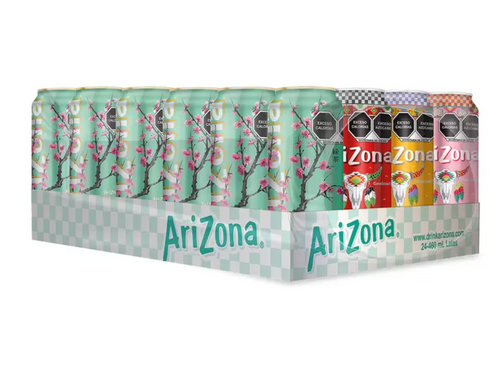 Arizona Té Sabores Surtidos 24 latas de 460 ml - KOZ