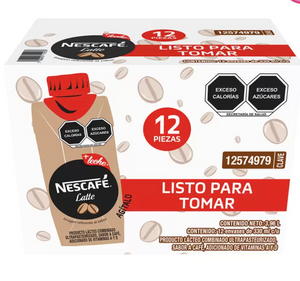 Nescafé Bebida Latte 12 pzs de 330 ml - KOZ