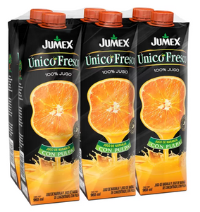 Jumex Único Fresco Jugo de Naranja 6 piezas de 960 ml - KOZ