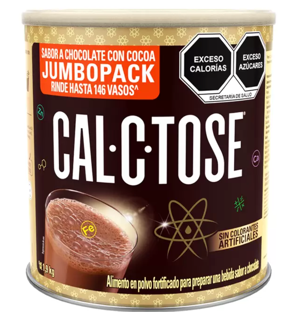 Cal-C-Tose Chocolate en Polvo Fortificado 1.9 kg - KOZ