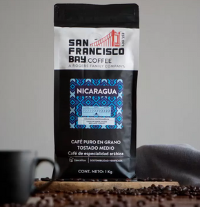 San Francisco Bay Coffee Café En Grano Nicaragua 1 Kg - KOZ