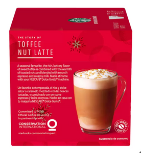 Nescafé Dolce Gusto Starbucks Toffee Nut Latte, 48 cápsulas - KOZ