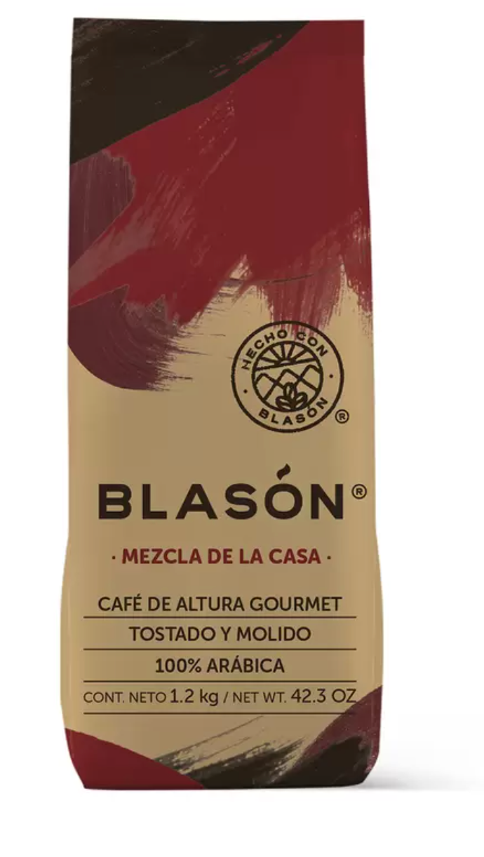 Blasón Mezcla De La Casa Café Tostado Molido 1.2 kg - KOZ