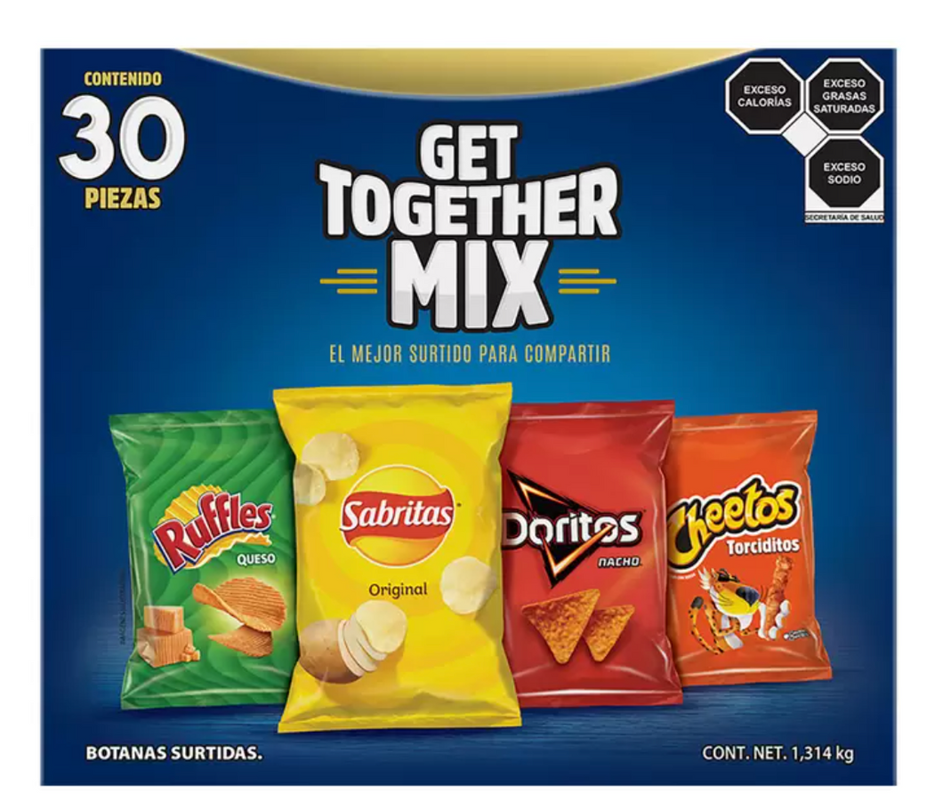 Sabritas Papas Surtidas 30 piezas - KOZ
