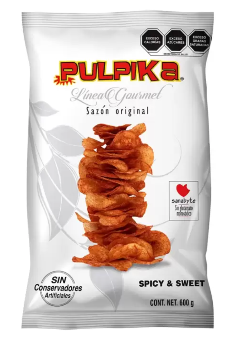 Pulpika Papas Sazón Natural Picante y Dulce 600 grs - KOZ