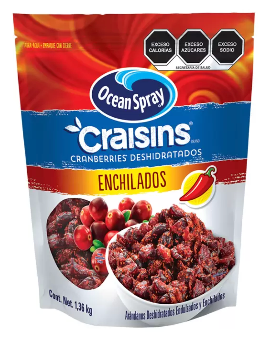 Ocean Spray Arándanos Deshidratados Enchilados 1.36 kg - KOZ