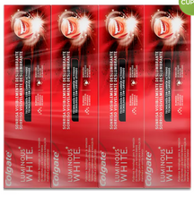 Cargar imagen en el visor de la galería, Colgate Luminous White Pasta Dental con Carbón Activado 4 piezas 125 ml - KOZ