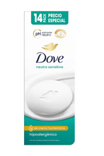 Cargar imagen en el visor de la galería, Dove Neutro Sensitive Jabón en Barra 14 piezas de 135 gr - KOZ
