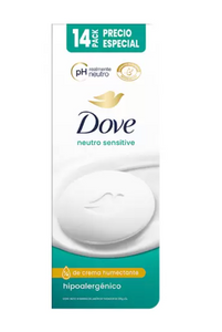 Dove Neutro Sensitive Jabón en Barra 14 piezas de 135 gr - KOZ