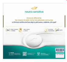 Cargar imagen en el visor de la galería, Dove Neutro Sensitive Jabón en Barra 14 piezas de 135 gr - KOZ