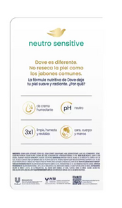 Dove Neutro Sensitive Jabón en Barra 14 piezas de 135 gr - KOZ