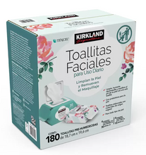 Cargar imagen en el visor de la galería, Kirkland Signature Toallitas Faciales 180 piezas - KOZ