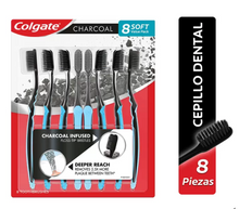 Cargar imagen en el visor de la galería, Colgate Cepillo de Dientes Charcoal 8 piezas - KOZ