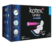 Cargar imagen en el visor de la galería, Kotex Unika Maxi Comfort Toalla Femenina 90 piezas - KOZ