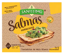 Cargar imagen en el visor de la galería, Sanissimo Salmas Tostadas de Maíz Horneadas 48 pzas de 18 grs - KOZ