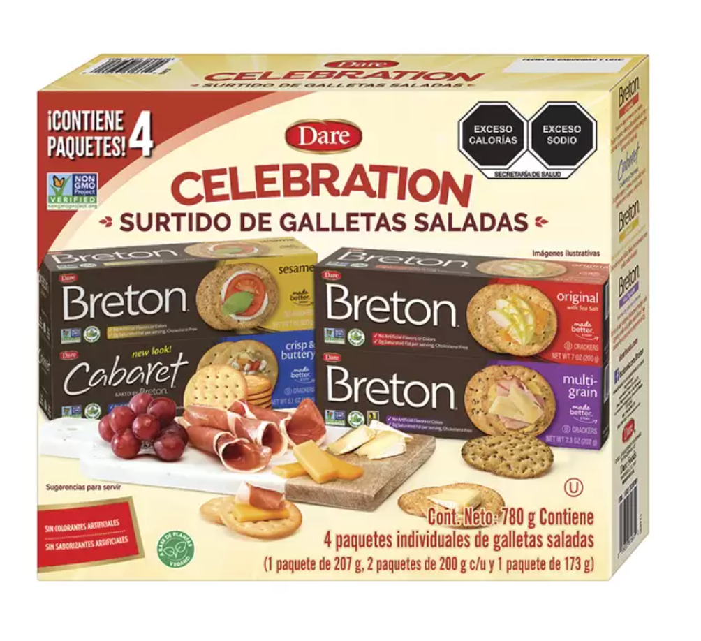 Dare Surtido de Galletas Saladas 780 grs - KOZ