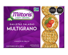 Cargar imagen en el visor de la galería, Milton's Galletas Saladas Multigrano 4 pzas de 238 grs - KOZ