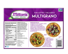 Cargar imagen en el visor de la galería, Milton's Galletas Saladas Multigrano 4 pzas de 238 grs - KOZ
