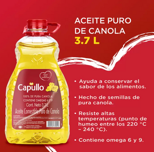 Capullo Aceite de Canola 3.7 L - KOZ