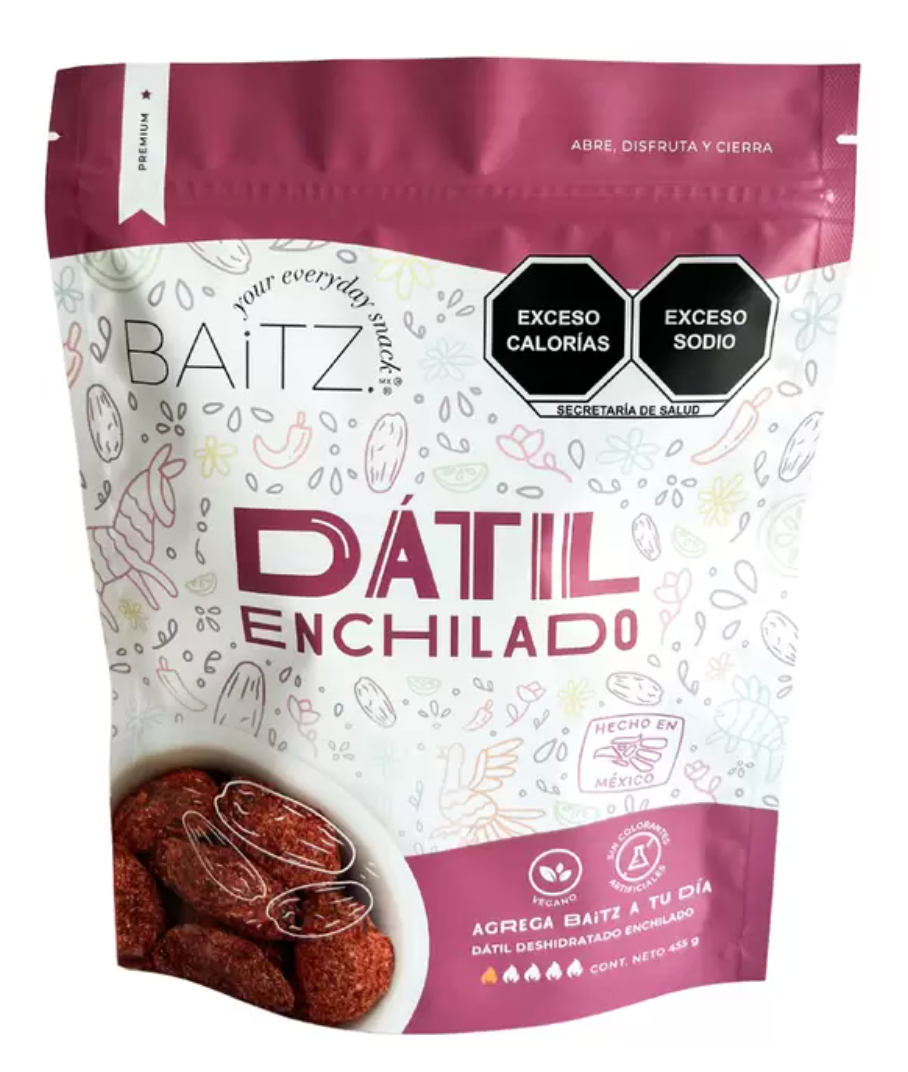 Baitz Dátiles Enchilados 455 grs - KOZ