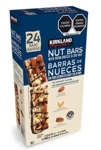Kirkland Signature Barras de Nueces con Cacao y Sal de Mar 24 piezas de 40 grs - KOZ