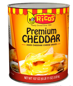 Ricos Salsa De Queso Cheddar Premium 3.03 kg - KOZ