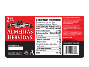 Crown Prince Almejitas 785 gr - KOZ