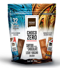 Cargar imagen en el visor de la galería, Picard Chocozero Surtido de Barras de Chocolate sin Azúcar 32 pzas de 22 grs - KOZ