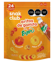 Cargar imagen en el visor de la galería, Snak Club Aritos de Gomita con Tajín 672 grs - KOZ