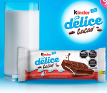 Cargar imagen en el visor de la galería, Kinder Délice Pastelito con Cobertura a Base de Cacao 10 piezas de 39 grs - KOZ