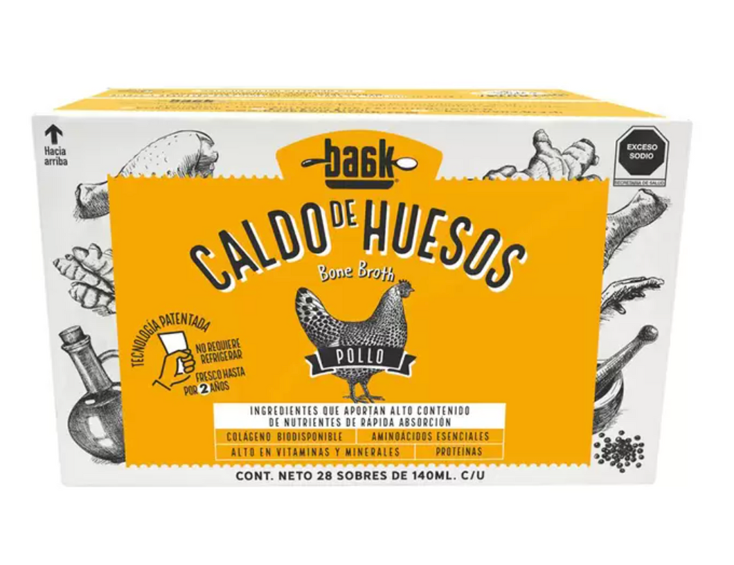 Baak Caldo de Huesos 28 piezas de 140 ml - KOZ