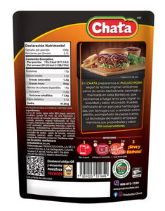 Chata Pulled Pork en Salsa BBQ 4 sobres de 860 grs - KOZ