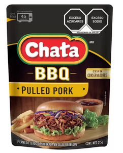 Chata Pulled Pork en Salsa BBQ 4 sobres de 860 grs - KOZ