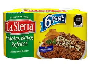 La Sierra Frijoles Bayos Refritos 6 piezas de 580 grs - KOZ