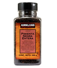 Cargar imagen en el visor de la galería, Kirkland Signature Pimienta Negra Entera 399 grs - KOZ