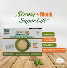 Cargar imagen en el visor de la galería, Endulzante Super Life Stevia+Monk 400 g - ZK