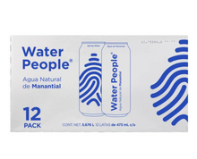 Cargar imagen en el visor de la galería, Agua Natural de Manantial WATER THE PEOPLE 12 piezas de 473 ml -ZK