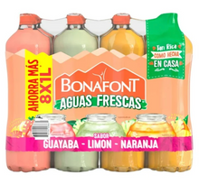 Cargar imagen en el visor de la galería, Bebida Saborizada Bonafont Aguas Frescas 8 pzas de 1 l c/u - ZK