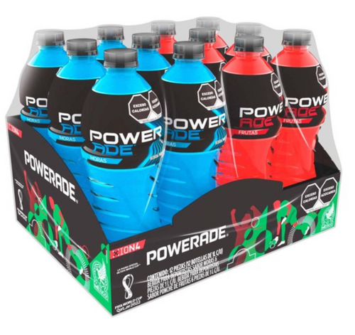 Bebida Isotónica Powerade 12 pzas de 1 L - ZK
