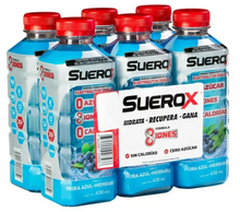 Cargar imagen en el visor de la galería, Bebida Hidratante Suerox Sabor Mora Azul 6 pzas de 630 ml c/u - ZK