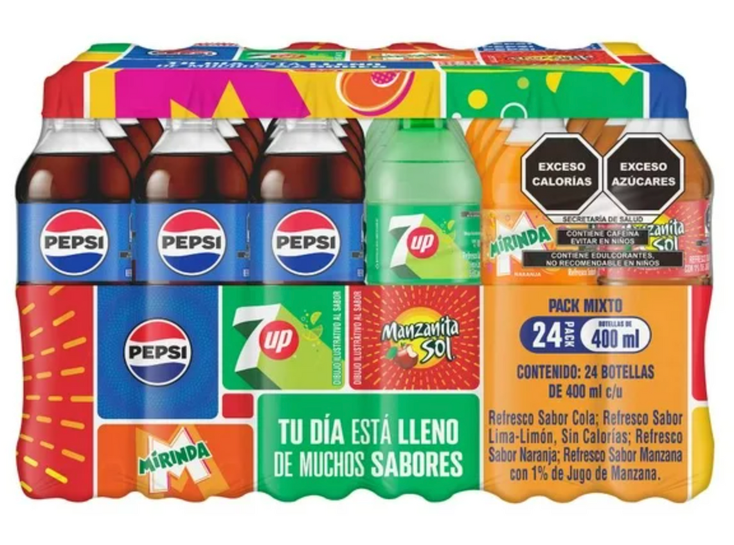 Refresco Pepsi Mix 24 pzas de 400 ml -ZK