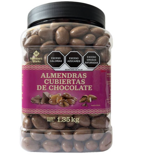 Almendras Member's Mark Cubiertas con Chocolate 1.35 kg -ZK
