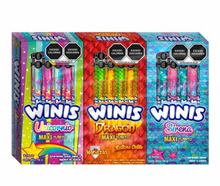 Cargar imagen en el visor de la galería, Caramelo Suave Winis Unicornio-Dragón-Sirena Maxi tubito 3 pzas de 176 g c/u - ZK