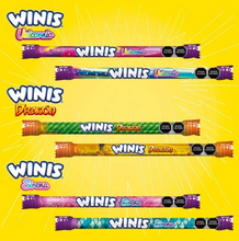 Cargar imagen en el visor de la galería, Caramelo Suave Winis Unicornio-Dragón-Sirena Maxi tubito 3 pzas de 176 g c/u - ZK