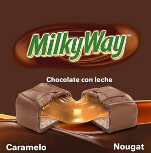 Chocolates Milky Way Minis 65 pzas de 8.5 g c/u -ZK