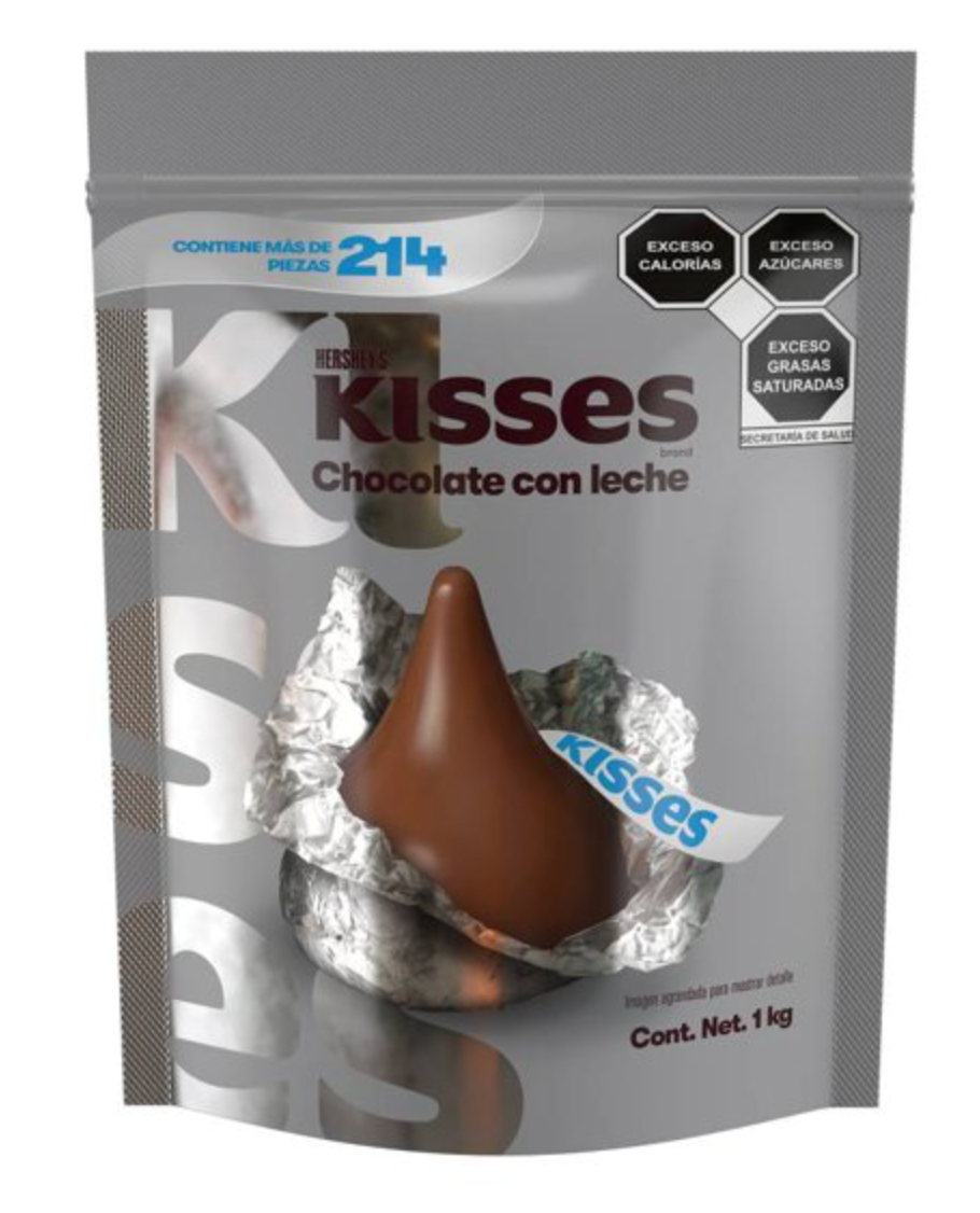 Chocolate con Leche Kisses Hershey's 1 kg - ZK