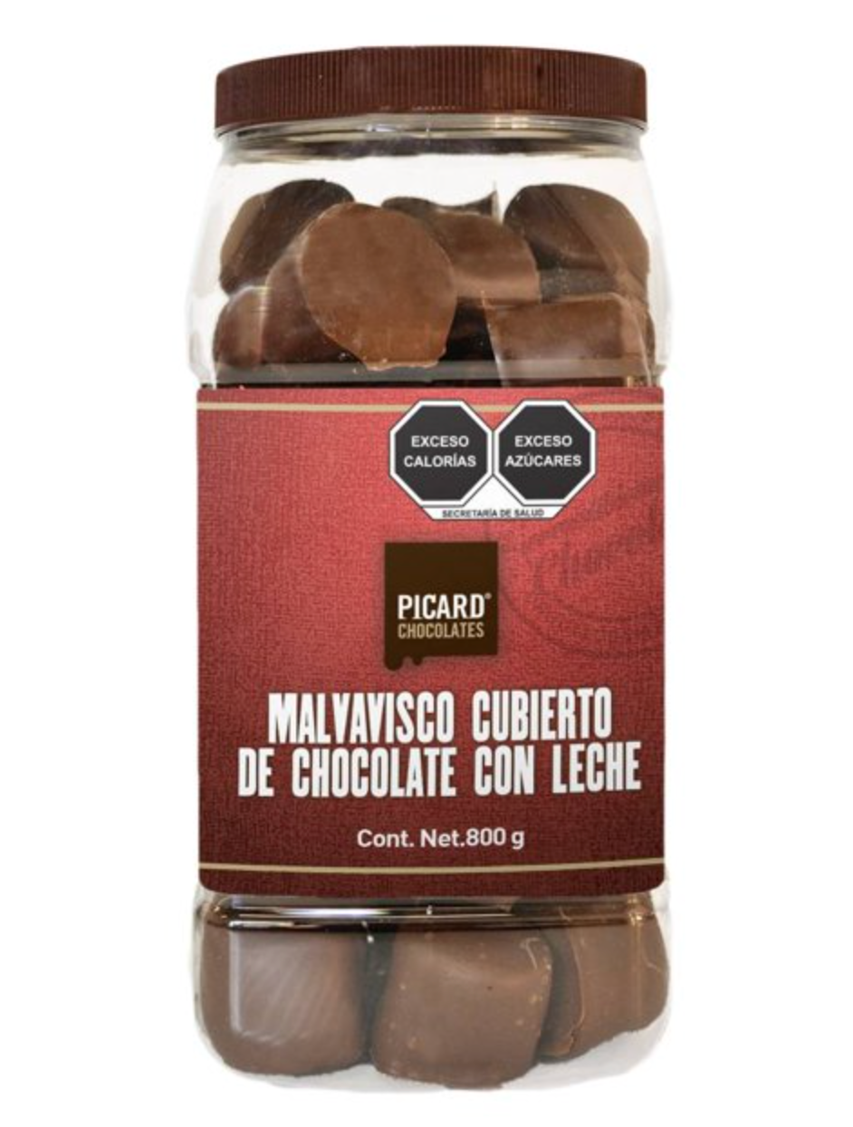 Malvavisco Picard Cubierto de Chocolate con Leche 800 g -ZK